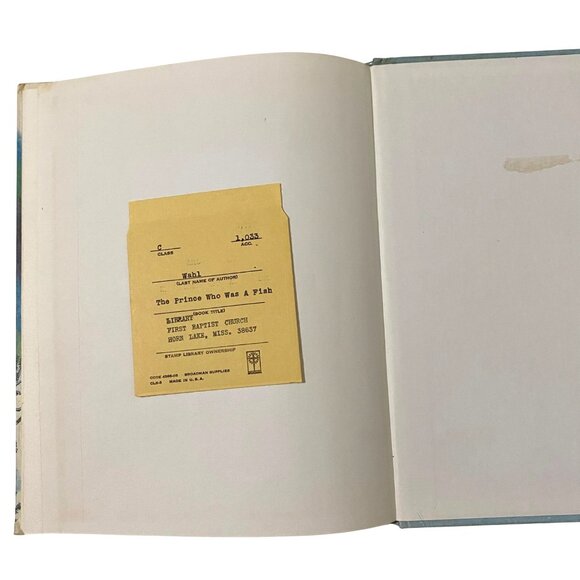 The Prince Who Was a Fish Hardcover Jan Wahl Fairytale Fishing Fish Frog Fantasy - Picture 7 of 7